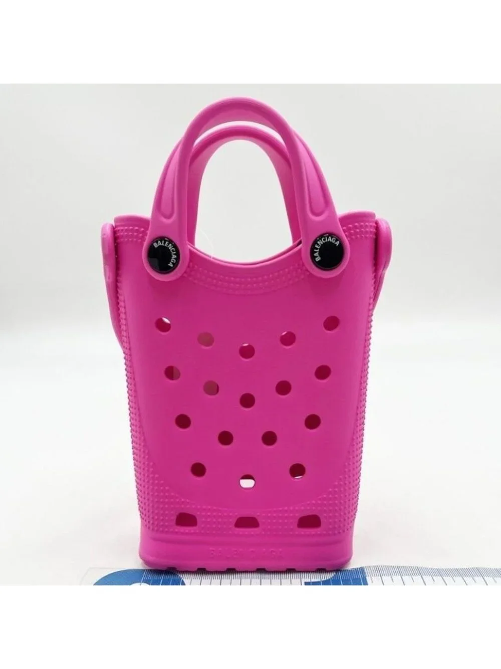 Balenciaga Shoulder Bag Phone Holder Crocs Collaboration Pink Smartphone
